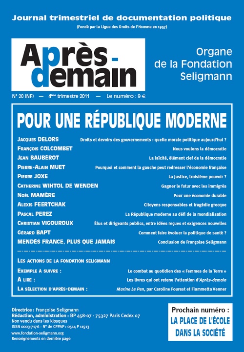 NF-020 - Pour une République moderne