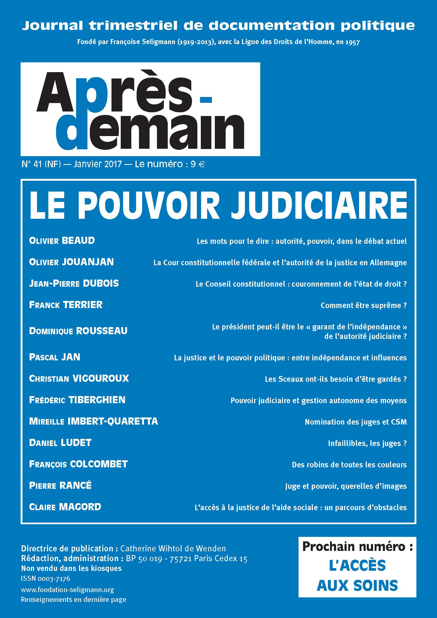 NF-041 - Le pouvoir judiciaire