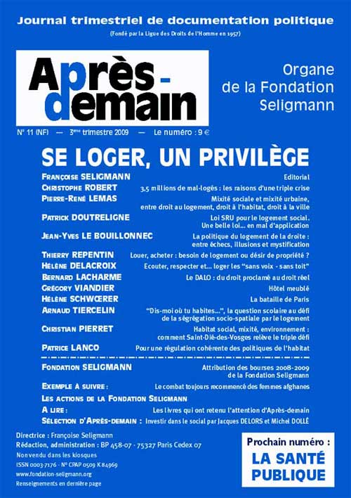 NF-011 - Se loger, un privilège