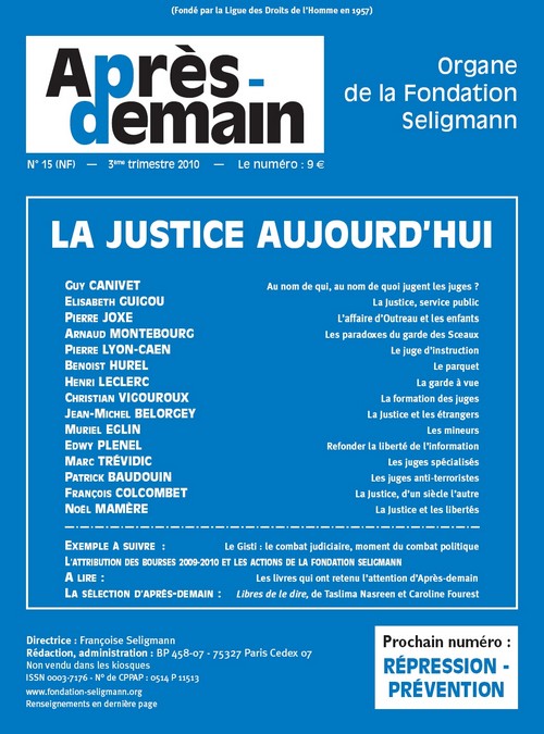 NF-015 - La Justice aujourd'hui