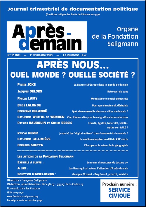 NF-013 - Après nous... Quel Monde ? Quelle société ?