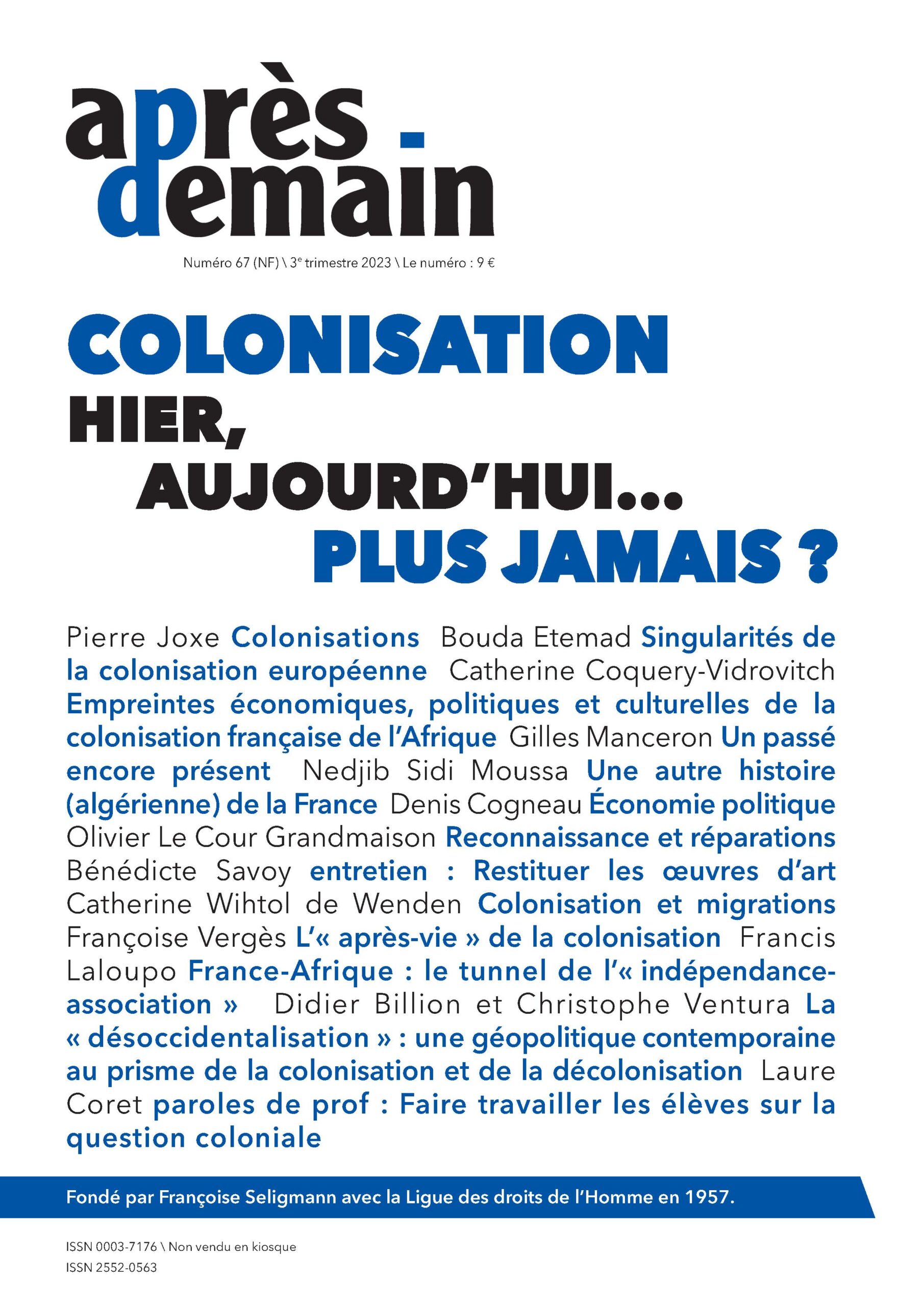NF-067 – Colonisation