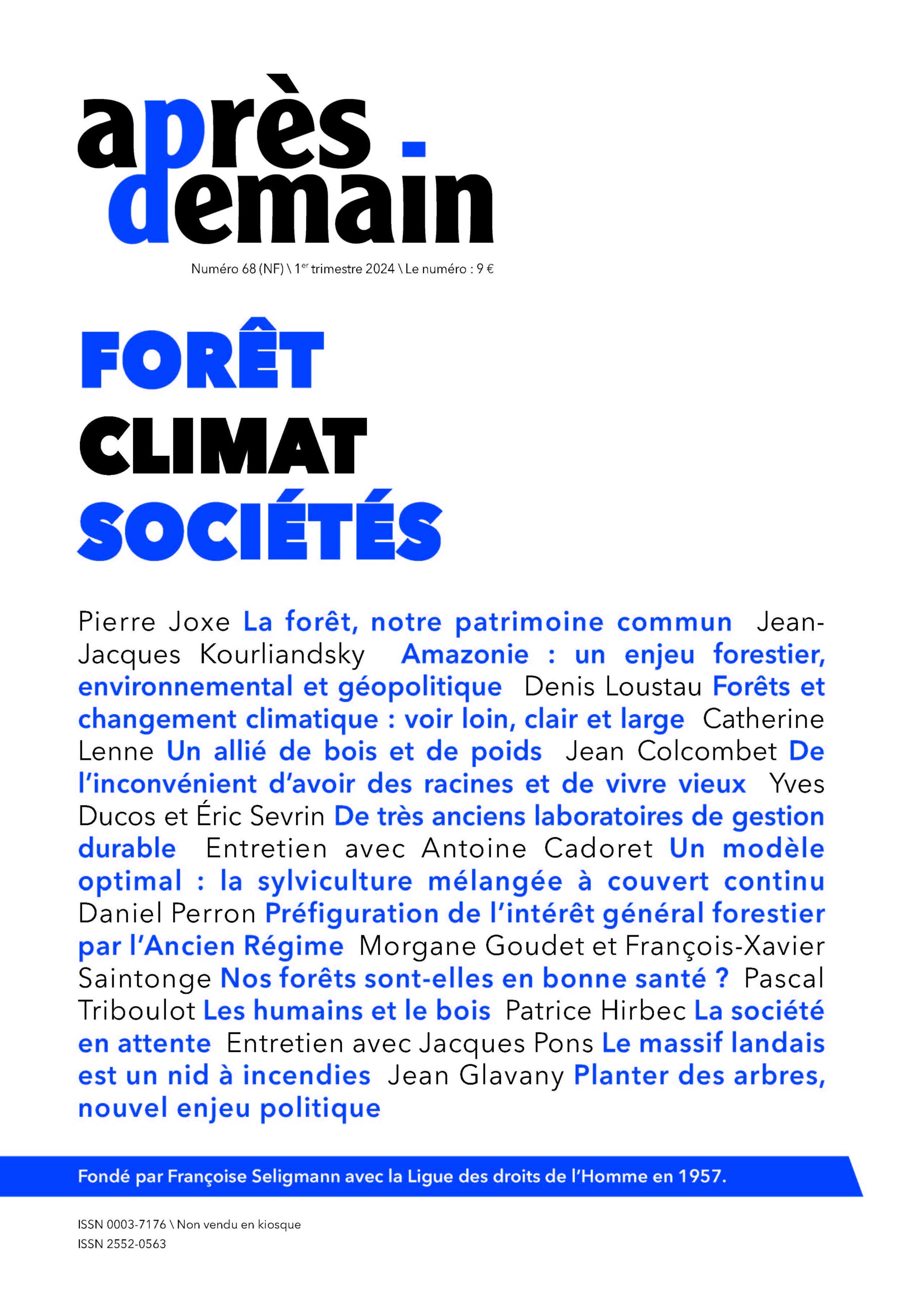 NF-068 – Forêts climat sociétés