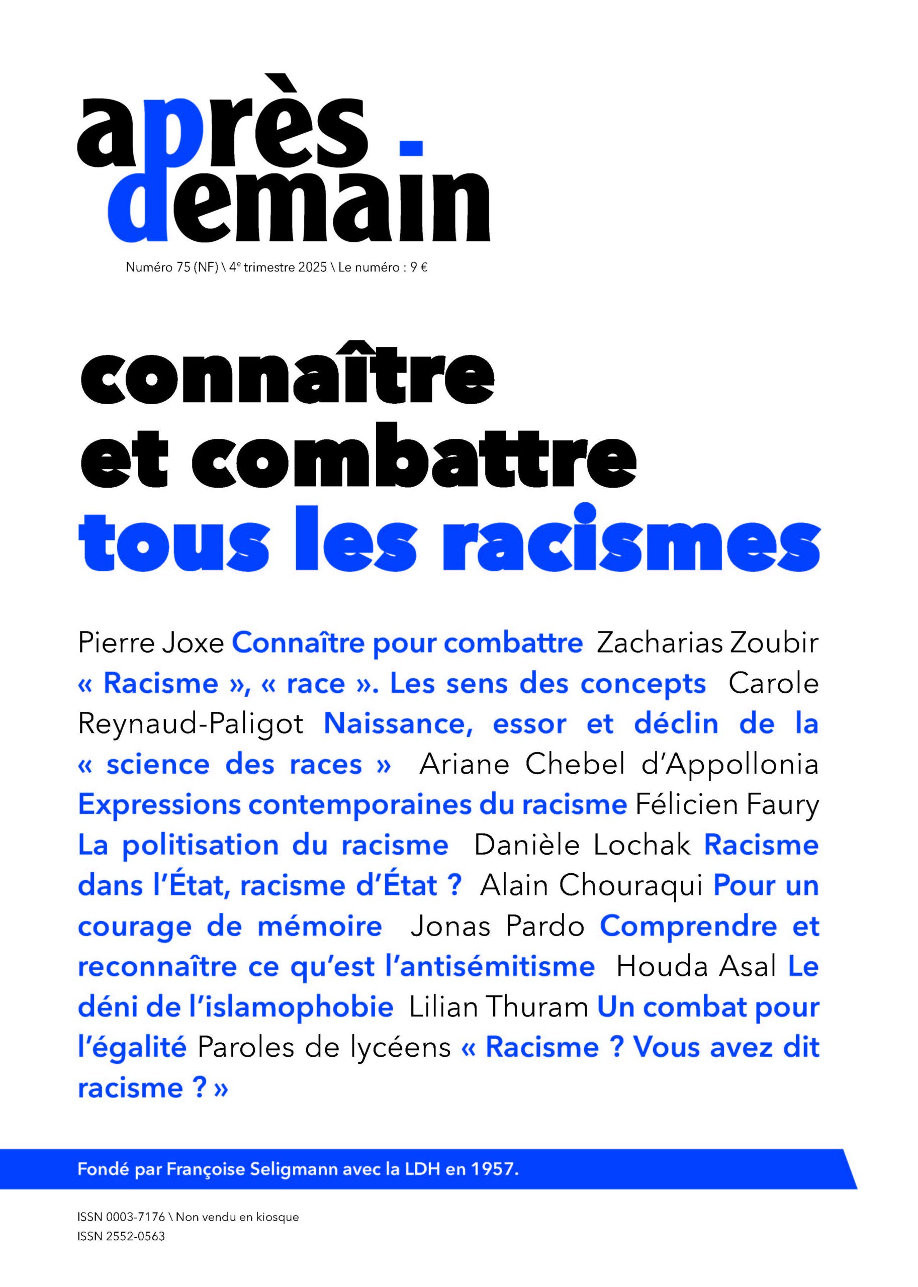 NF-075 – Connaître et combattre tous les racismes