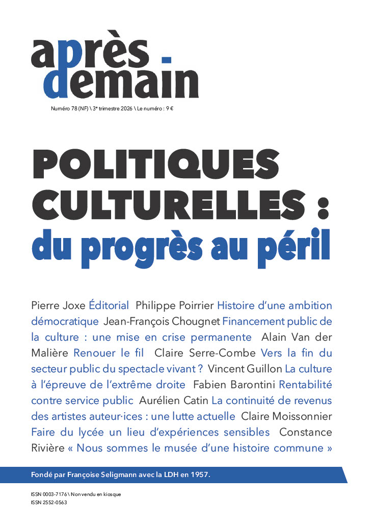 NF-078 - Politiques culturelles : du progrès au péril